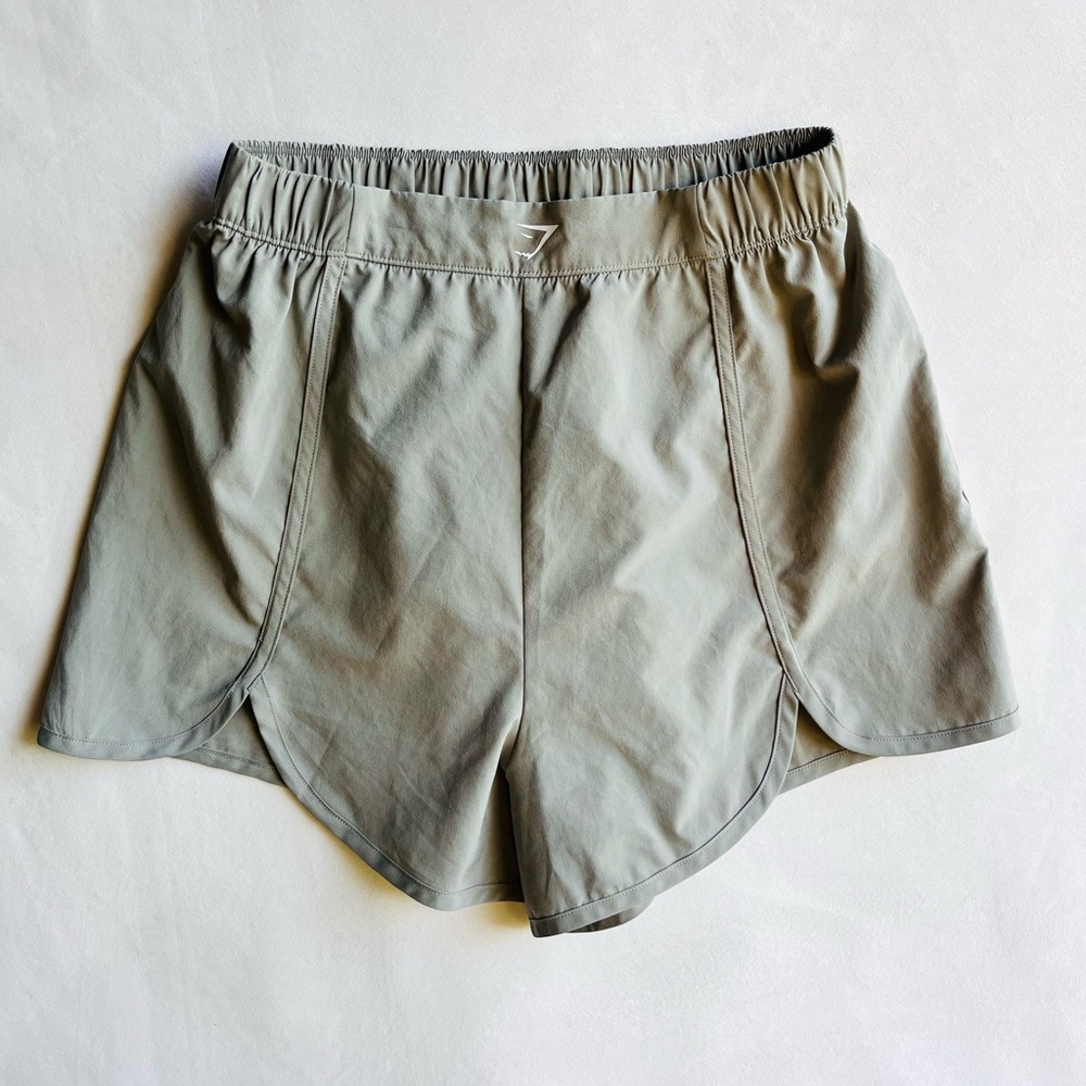Gymshark Women's Light Olive Training Shorts